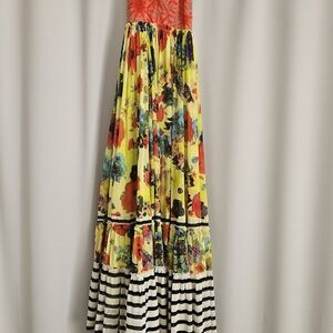 Jean Paul Gaultier Multicolor Floral Dress